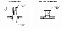 LiveLock™ CA18223 Series - Grommet Assembly - Stud Installation