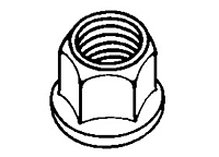 Nut – Hexagonal, Self-Locking, Aluminium Alloy Deep Counterbore – 250° F
