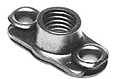 MF1000 Anchor Nut - Miniature, Two-Lug, Floating