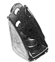 MF6000 Anchor Nut - Miniature, Right-Angle Floating