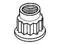 Simloc Nut - Double Hex - 1100 Mpa / 235°C - Cadmium Coated - Lubricated