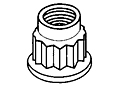 Simloc Nut-Double Hex-1210 MPa / 425° C - Dry Film Lubricant