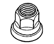Simloc Nut Hex - Captive Washer – 900 MPa/235°C. Silver Coated